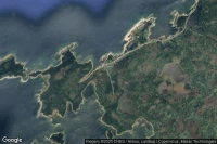 Vue aérienne de Bird Cove