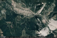 Vue aérienne de Blairmore