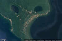 Vue aérienne de Christian Island
