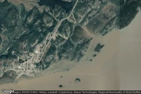 Vue aérienne de Fort Chipewyan