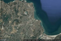 Vue aérienne de Glace Bay