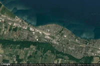 Vue aérienne de Grimsby