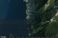 Vue aérienne de Lions Bay