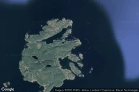 Vue aérienne de Little Bay Islands