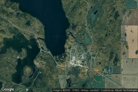 Vue aérienne de Loon Lake