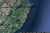 Vue aérienne de Lower Island Cove