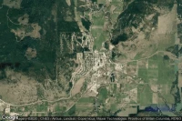 Vue aérienne de Lumby