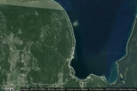 Vue aérienne de Meldrum Bay