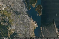 Vue aérienne de Nanaimo