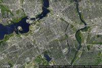 Vue aérienne de Ottawa