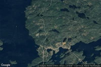 Vue aérienne de Pilley's Island