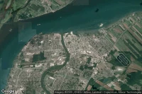 Vue aérienne de Sorel