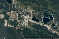 Vue aérienne de Watson Lake