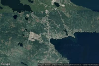 Vue aérienne de Witless Bay