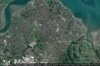 Vue aérienne de Botany Downs