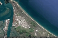 Vue aérienne de Omanu