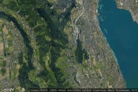 Vue aérienne de Zürich / Unter-Leimbach