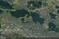 Vue aérienne de Zürich / Ruetihof