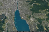 Vue aérienne de Zürich / Muehlebach