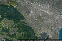 Vue aérienne de Zürich / Albisrieden