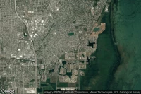 Vue aérienne de Cutler Bay