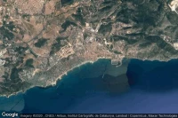 Vue aérienne de Sitges