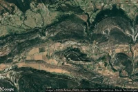 Vue aérienne de Merindad de Sotoscueva