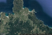 Vue aérienne de Malpica de Bergantiños