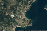 Vue aérienne de Pobra do Caramiñal