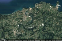 Vue aérienne de Zumaia