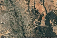 Vue aérienne de San Justo de la Vega