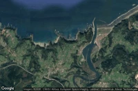 Vue aérienne de Muros de Nalón