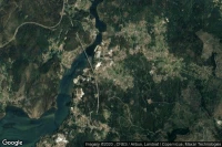 Vue aérienne de Catoira