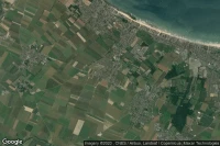 Vue aérienne de Hermanville-sur-Mer