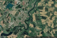Vue aérienne de Carbonne