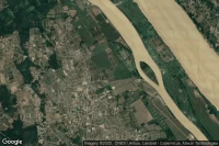 Vue aérienne de Margaux