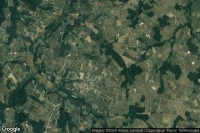Vue aérienne de Pellegrue