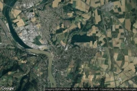 Vue aérienne de Montanay