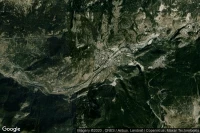 Vue aérienne de Modane