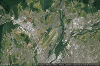 Vue aérienne de Metz-Tessy