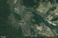 Vue aérienne de Saint-Mammès