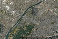 Vue aérienne de Neuilly-sur-Seine