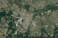 Vue aérienne de Langon