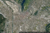 Vue aérienne de Grenoble