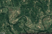 Vue aérienne de La Roque-Gageac
