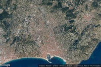 Vue aérienne de Le Cannet