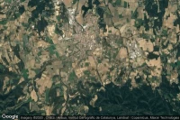 Vue aérienne de la Bisbal d'Empordà