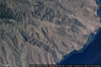 Vue aérienne de San Sebastián de la Gomera