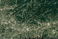 Vue aérienne de Montaldo Scarampi