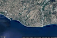 Vue aérienne de Roghudi